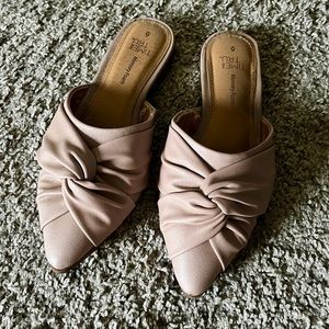 Blush Twist Mules